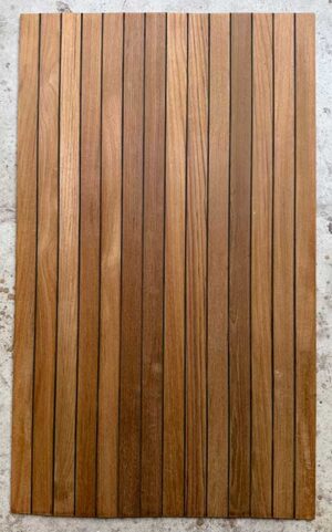 Teak Deck Panel - 3/16" thick x 22.75" wide x 38.2" long