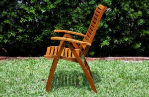 High Gloss Teak Chair