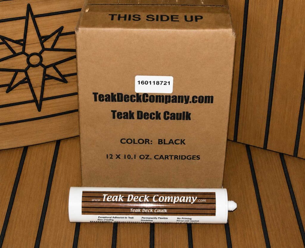 Teak Deck Caulk Case Black