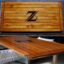 custom teak table