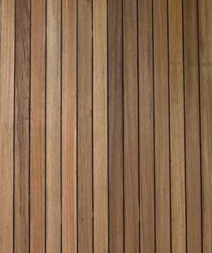 Teak Deck Panel - 11/64" thick x 23.8" wide x 124.75" long, dmg