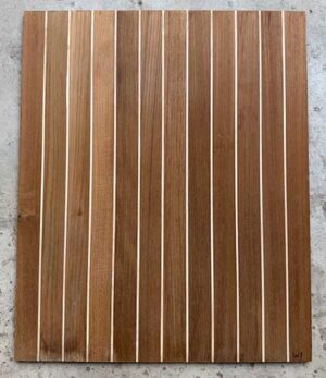 Teak Deck Panel - 7/16" thick x 24.125" wide x 29" long